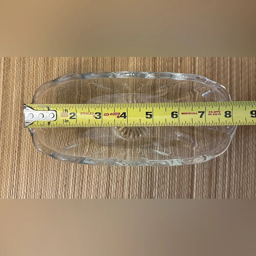 Anchor Hocking Vintage Old Fashioned Glass Banana Split Bowl - 8 1/4''